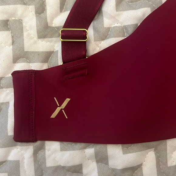 Lace Knix Wing Woman sz 8++ (40-42 G/H) wine and light mauve purple Bra - Picture 3 of 9